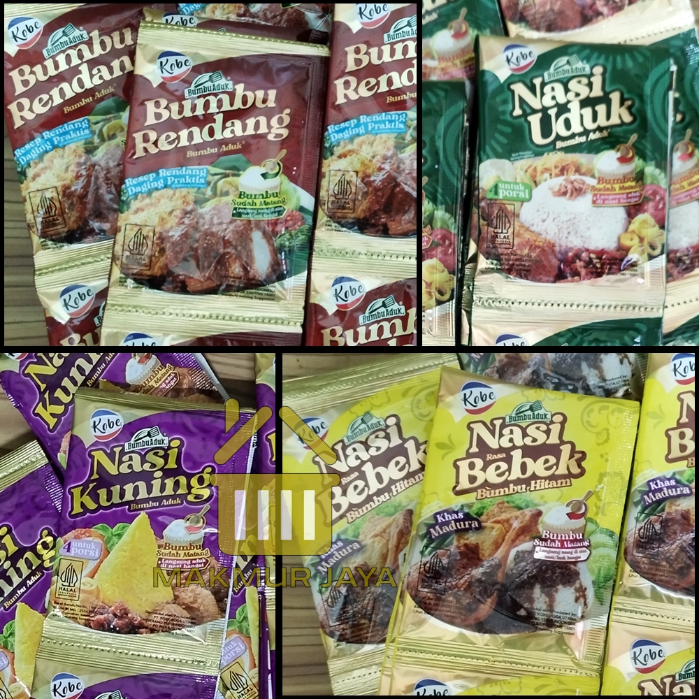 

Kobe BUMBU ADUK INSTAN 1 Renceng 10 Sachet - Nasi Kuning Nasi Uduk Nasi Bebek Rendang