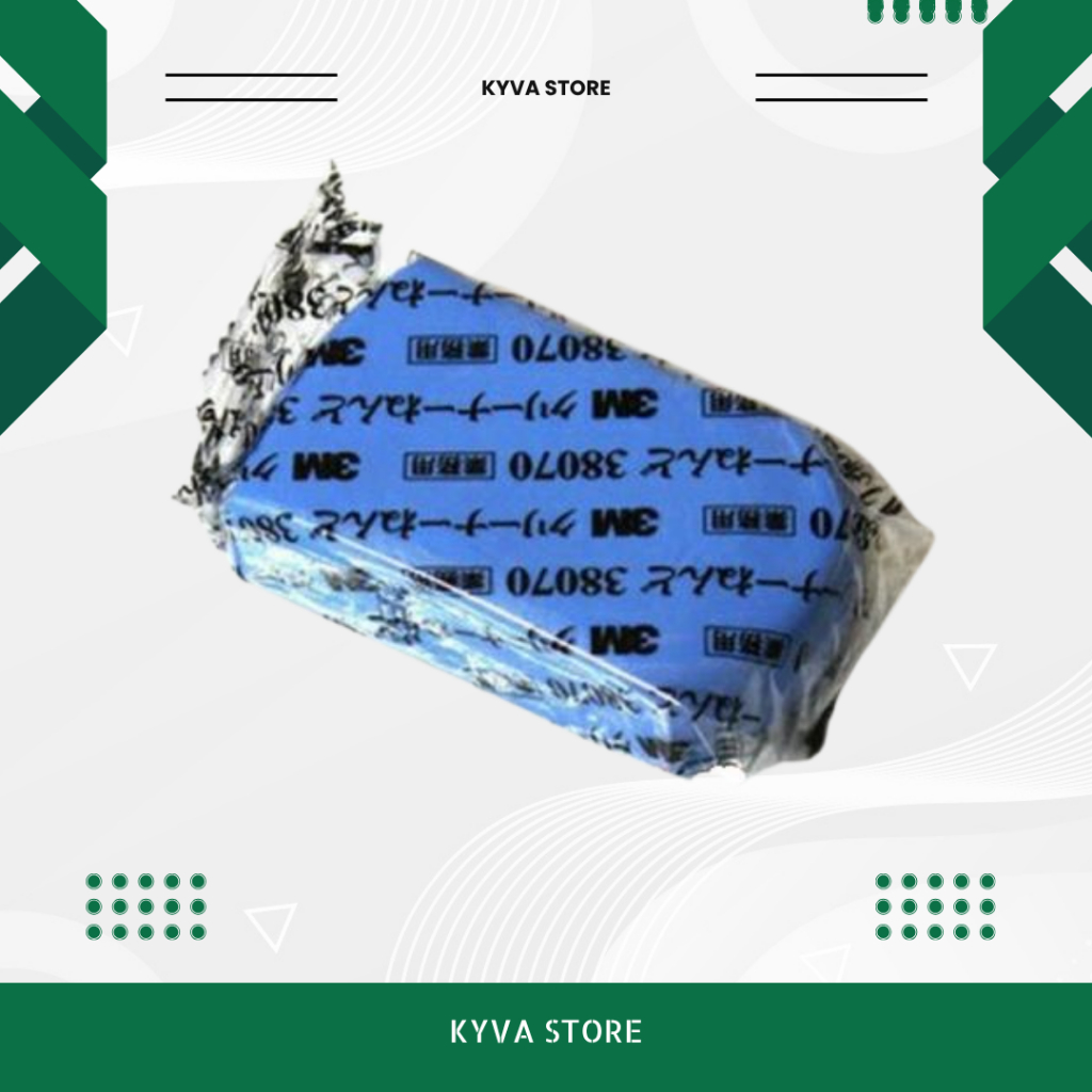 CLAYBAR 3M 3N ORIGINAL PEMBERSIH CAT MOBIL KUSAM KACA SEMIR WAX AUTODETAILING