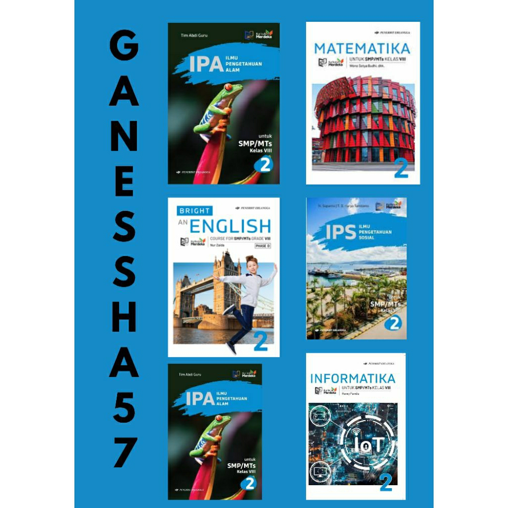 BUKU PAKET SMP KELAS 8 ERLANGGA KURIKULUM MERDEKA