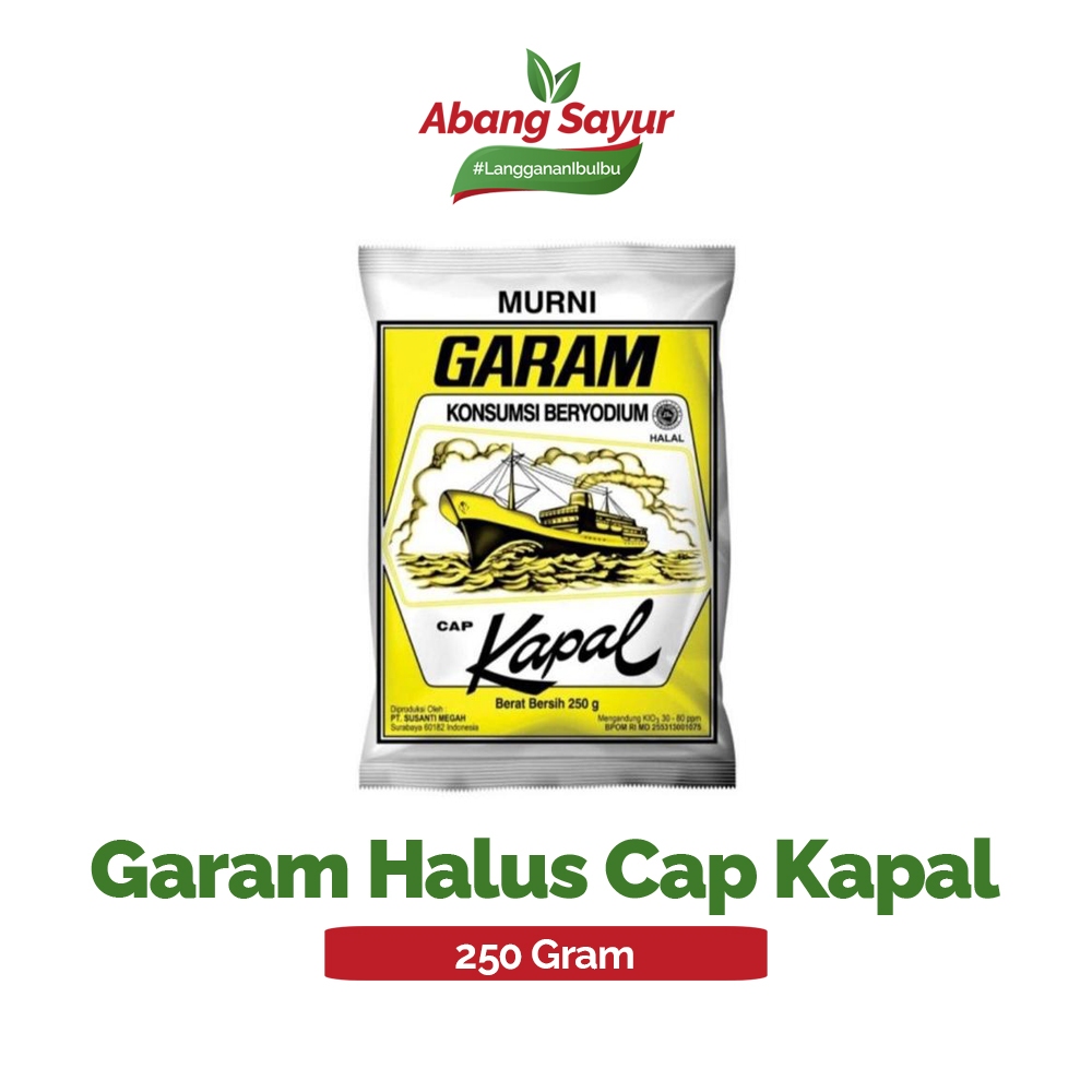 

Garam Cap Kapal 250gr – Halus & Siap Pakai