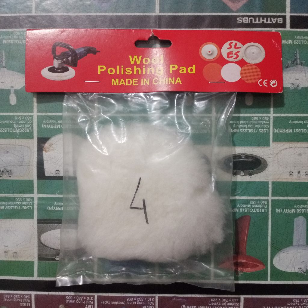 Busa Poles Body Mobil / Sponge Poles Body Mobil / Wool Polishing 4"