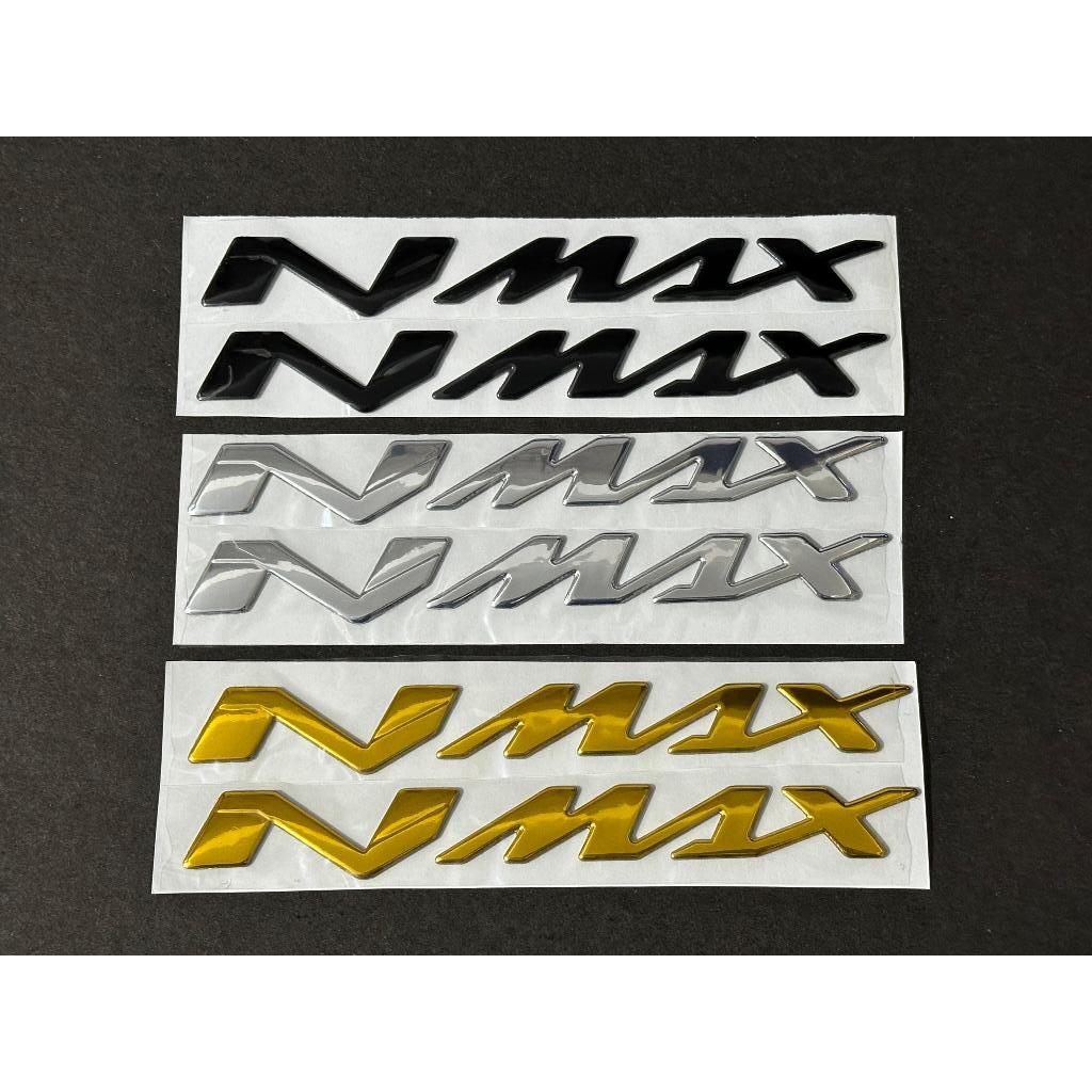 Emblem Logo Nmax Old Timbul Tinggal Pasang 2pcs Stiker Nmax New Old 155 Emblem Body NMAX Timbul 3D