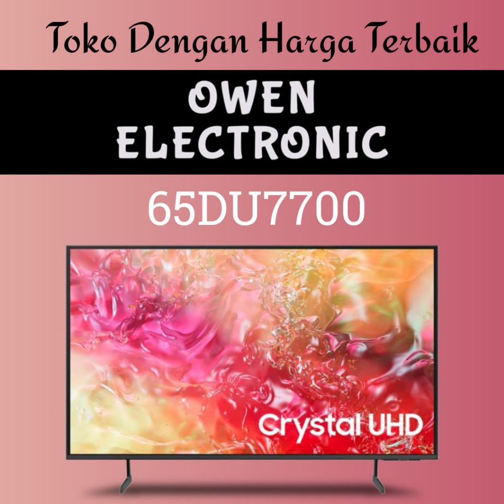 SAMSUNG 65DU7700/UA65DU7700 4K
SMART TV 65 inch 2024