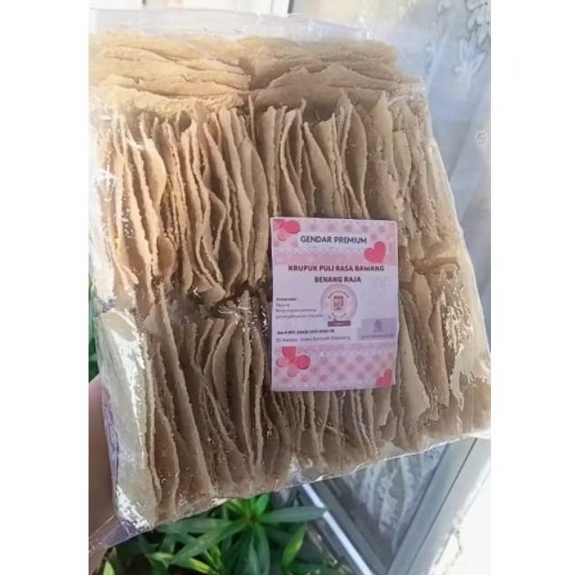 

Gendar / krupuk puli 1 kg gendar benang raja order mak.8 pcs/resi