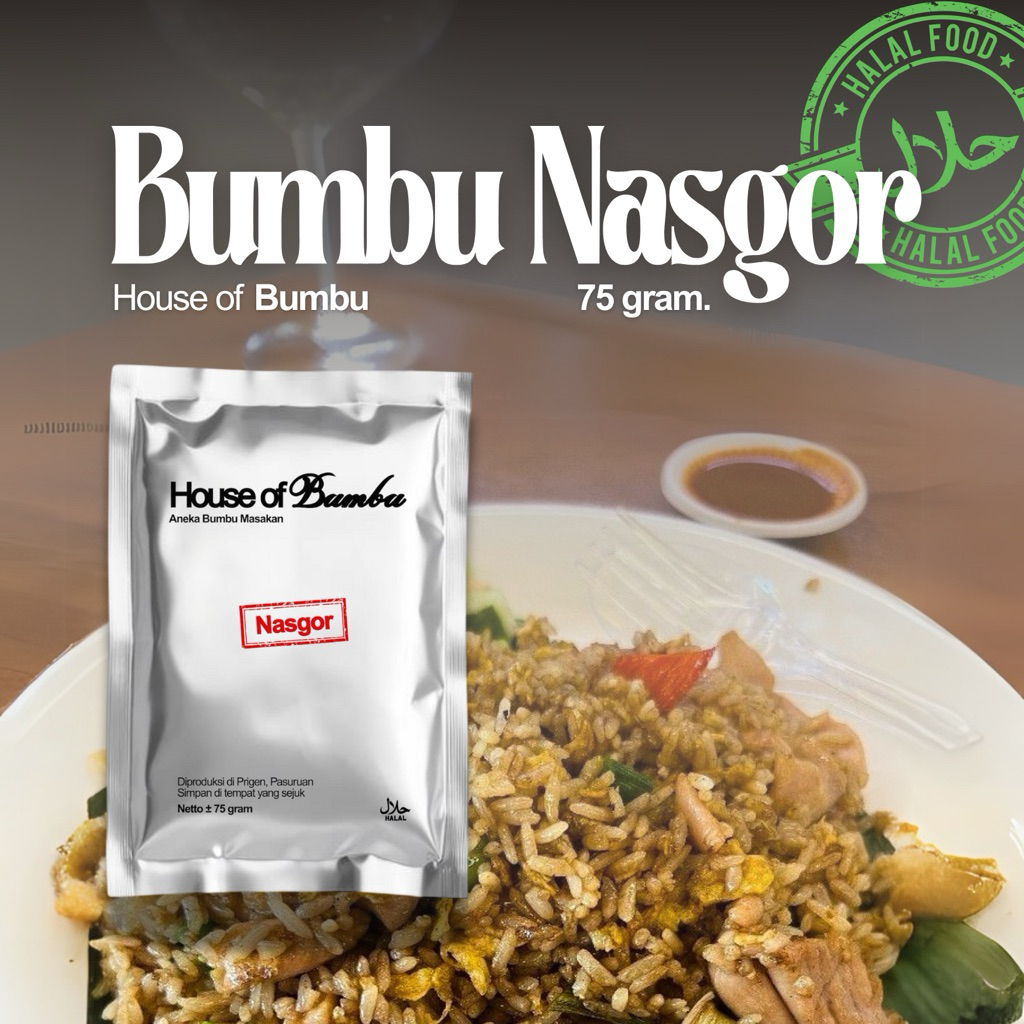 

Bumbu Instan Nasi Goreng 75gr | House of Bumbu