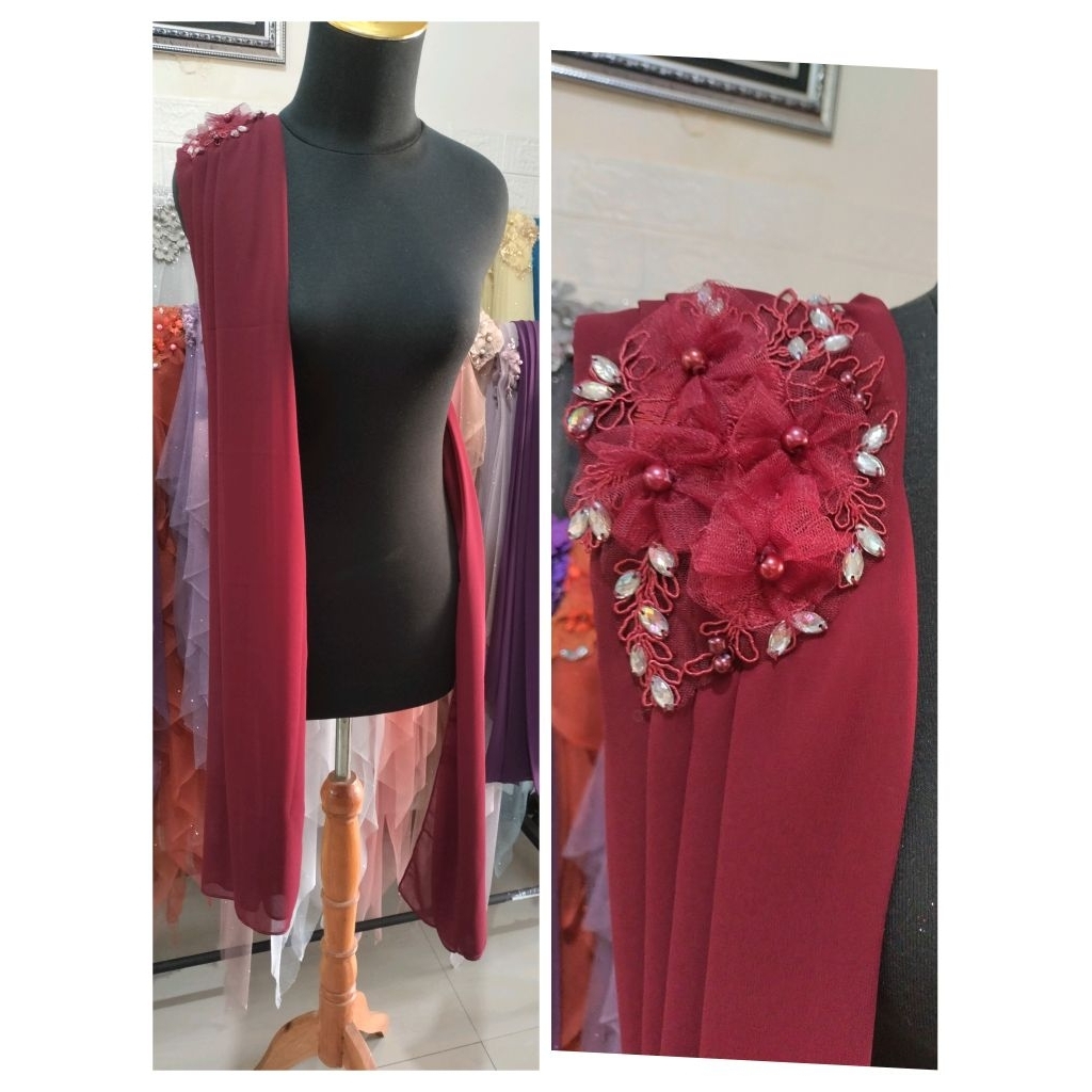 Selendang Kebaya Kartini modern panjang