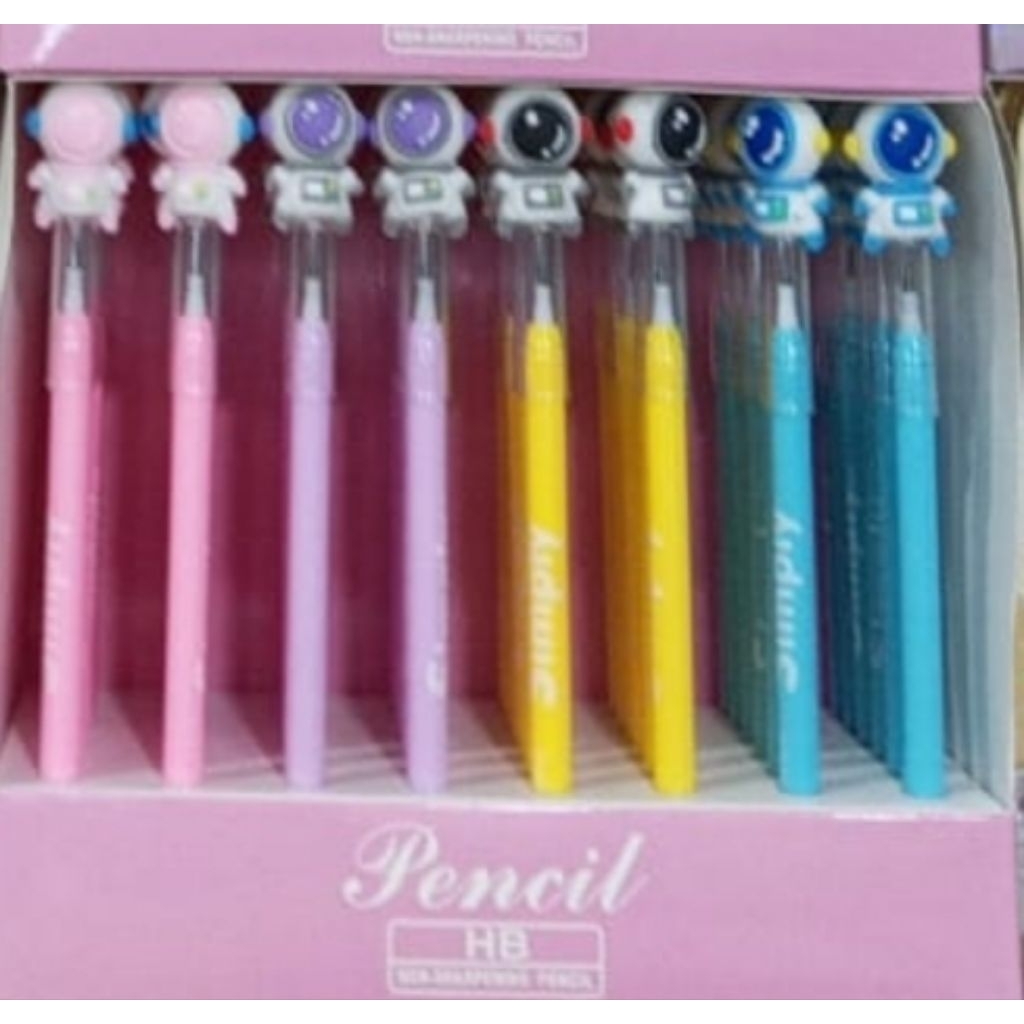 

Pensil Bensia Jerapah Rabbit 1Box 48pcs || Pensil Lantu || Pensil Susun Sambung