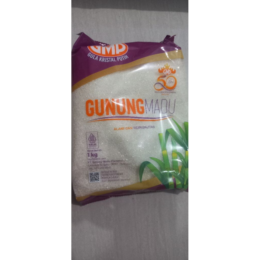 

gula GMP gula kristal 1kg. paket hemat 6kg (6pcs)