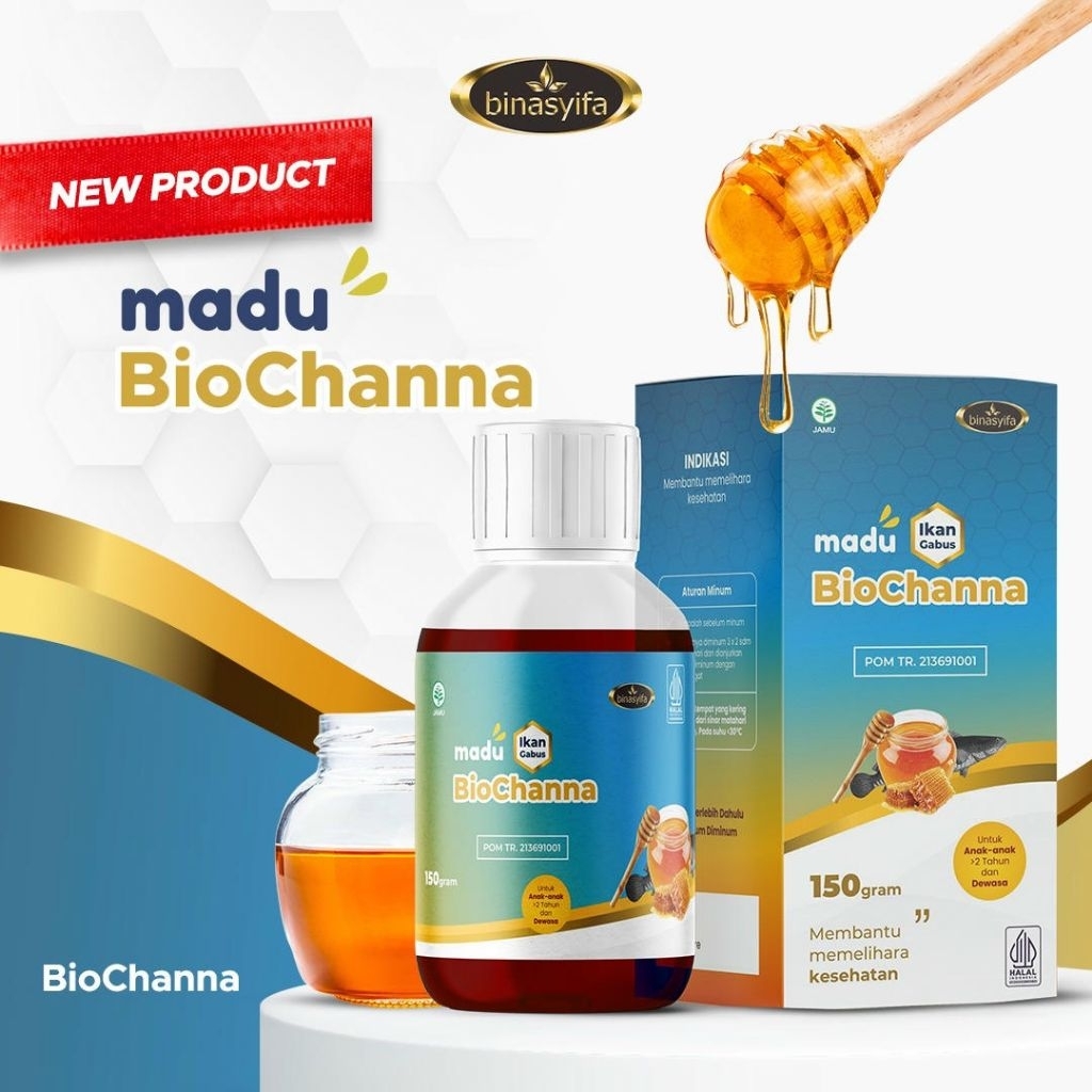 

MADU BIOCHANNA - Madu Ikan Gabus Premium