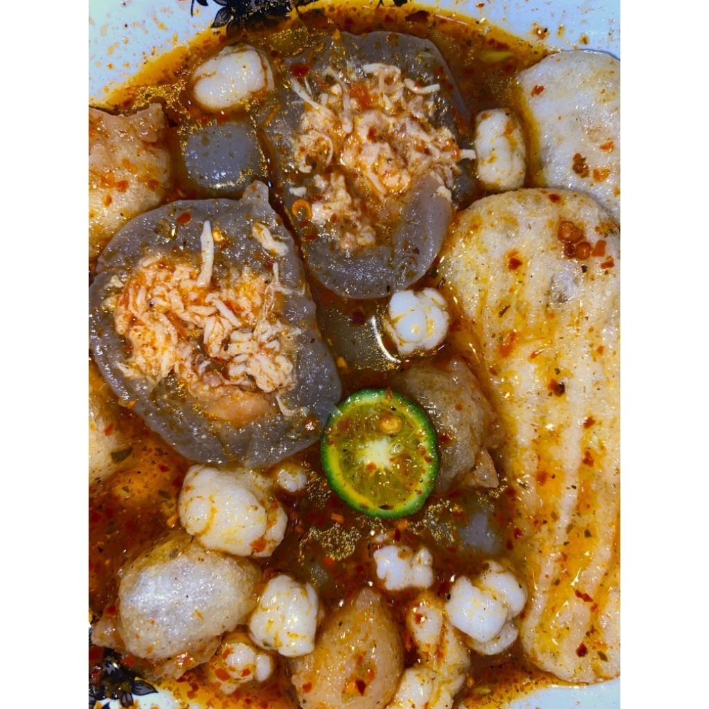 

Bakso Aci Ayam Suwir Pedas