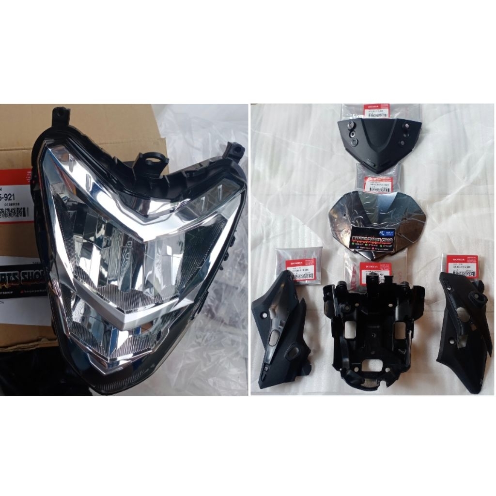 COVER LAMPU DEPAN SET LAMPU DEPAN CB150R LED V2 V3 BATOK LAMPU DEPAN SET LAMPU DEPAN CB150R LED V2 V