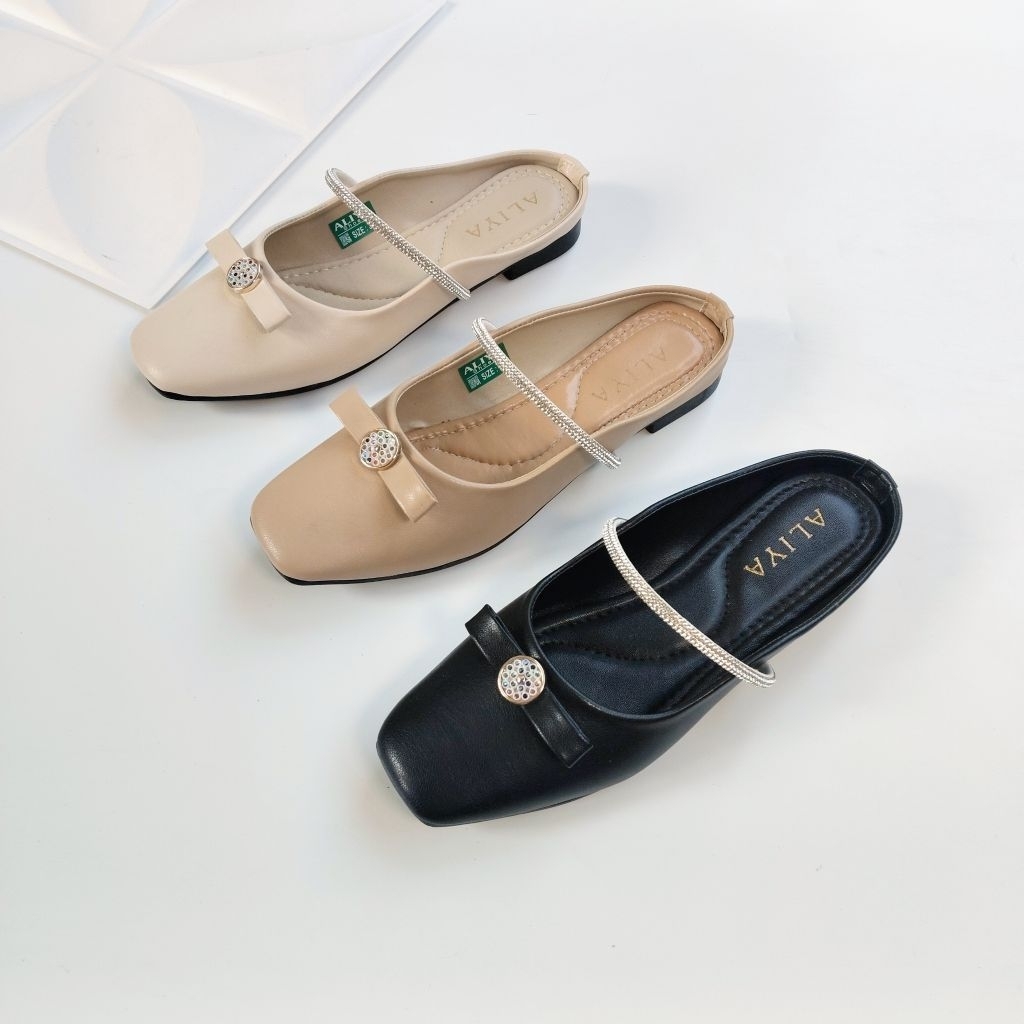 Sepatu Flat Mules Zenna 022 Flatshoes Wanita