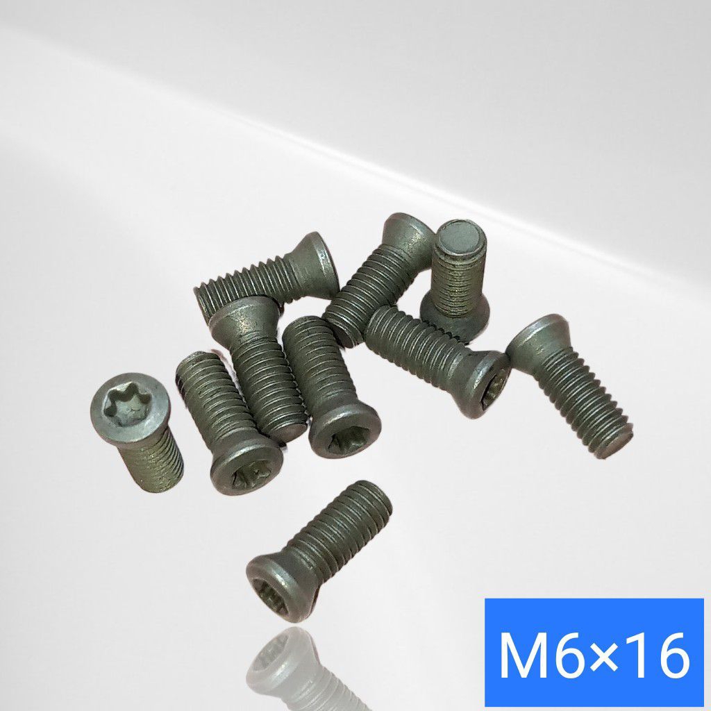 Screw Baut Holder m6×16 Screw Bintang M6 × 16 Baut insert M 6 Baru