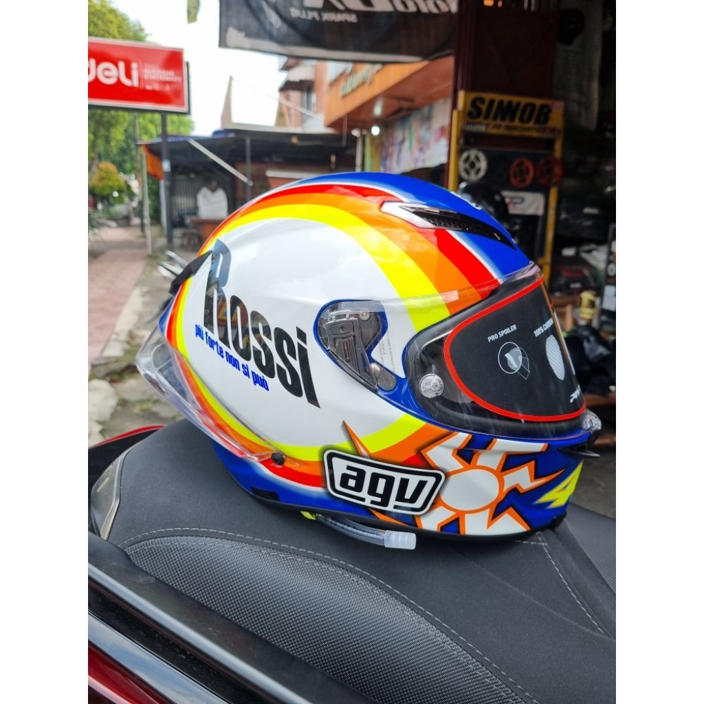 HELM AGV PISTA GPRR ROSSI WINTERTEST 2005 LIMETED EDITION