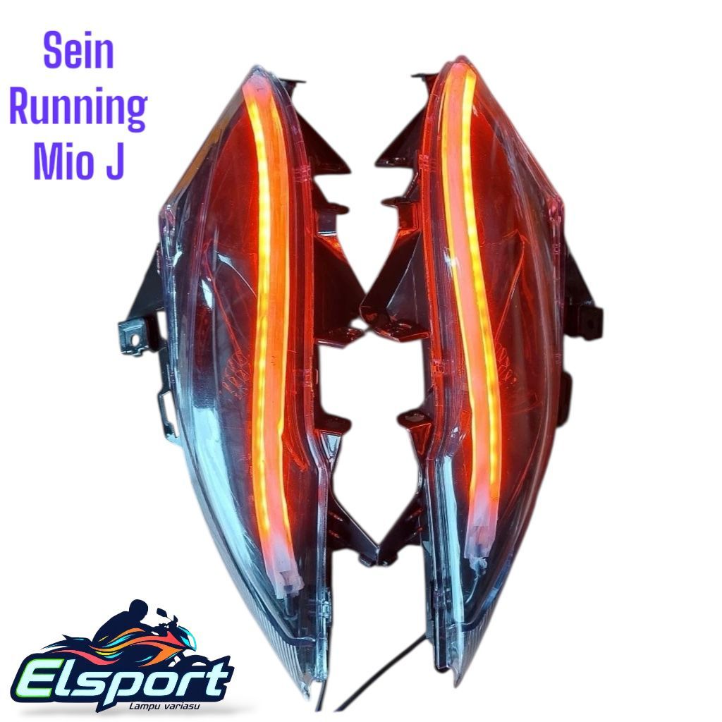 Paket Alis Lampu Sein Depan Yamaha Mio j 115 Full Set Alis Runing 2 Mode