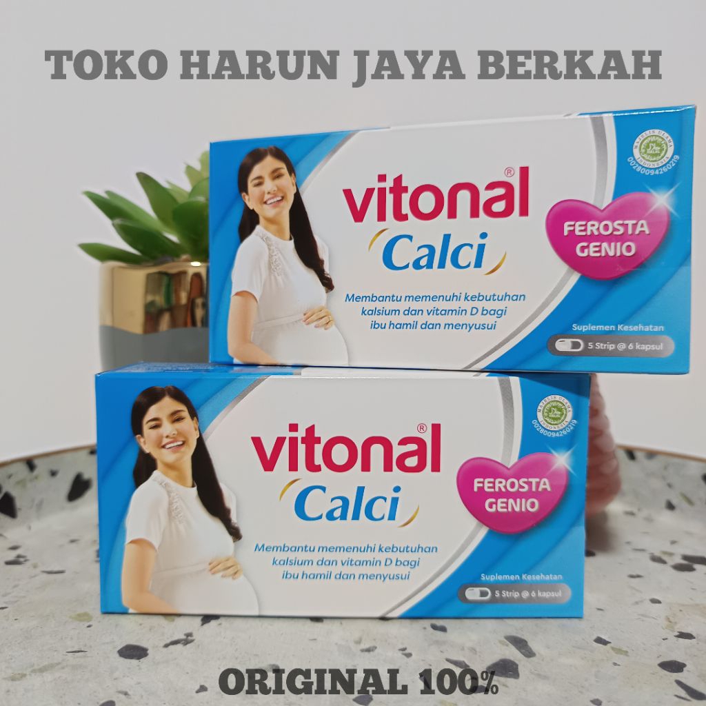 ORIGINAL VITONAL CALCI VITAMIN D DAN KALSIUM HALAL MUI
