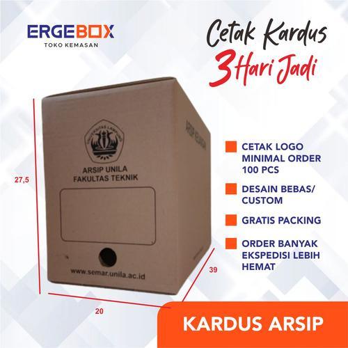 

Box File 39 x 20 x 27,5 cm Kardus Arsip - BRI MEN - GRATIS CETAK LOGO