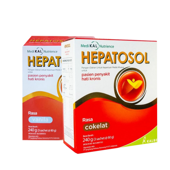 

Susu Hepatosol Rasa Vanila 240 g Cokelat 240g