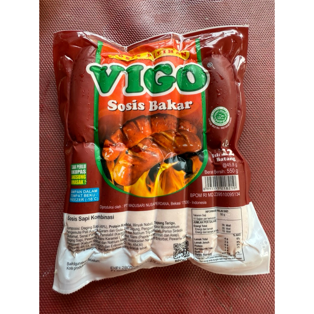 

Vigo Sosis Bakar isi 12