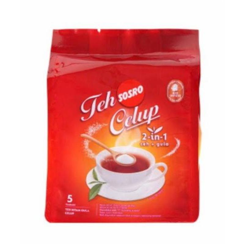 

TEH SOSRO CELUP (ISI 5, 15, 30, 50, 100)