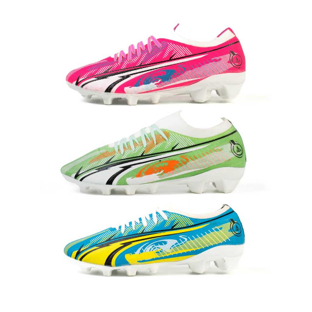 Hot Sale Promo Terbaru Sepatu Bola Azero Tribal Pink Vs Hp04 Vs Tosca Size 38-43