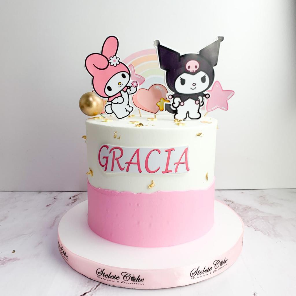 

Kue Ulang Tahun/Birthday Cake/Kue Ultah Tema Melody dan Kuromi/Kue Birthday Jakarta