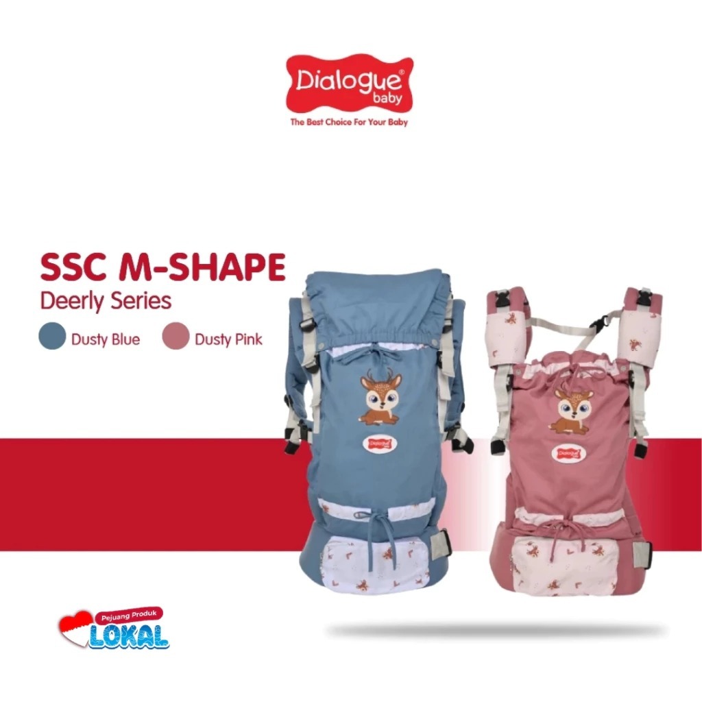 Dialogue Baby Gendongan SSC M-Shape Deerly Series - Gendongan Bayi DGG4324