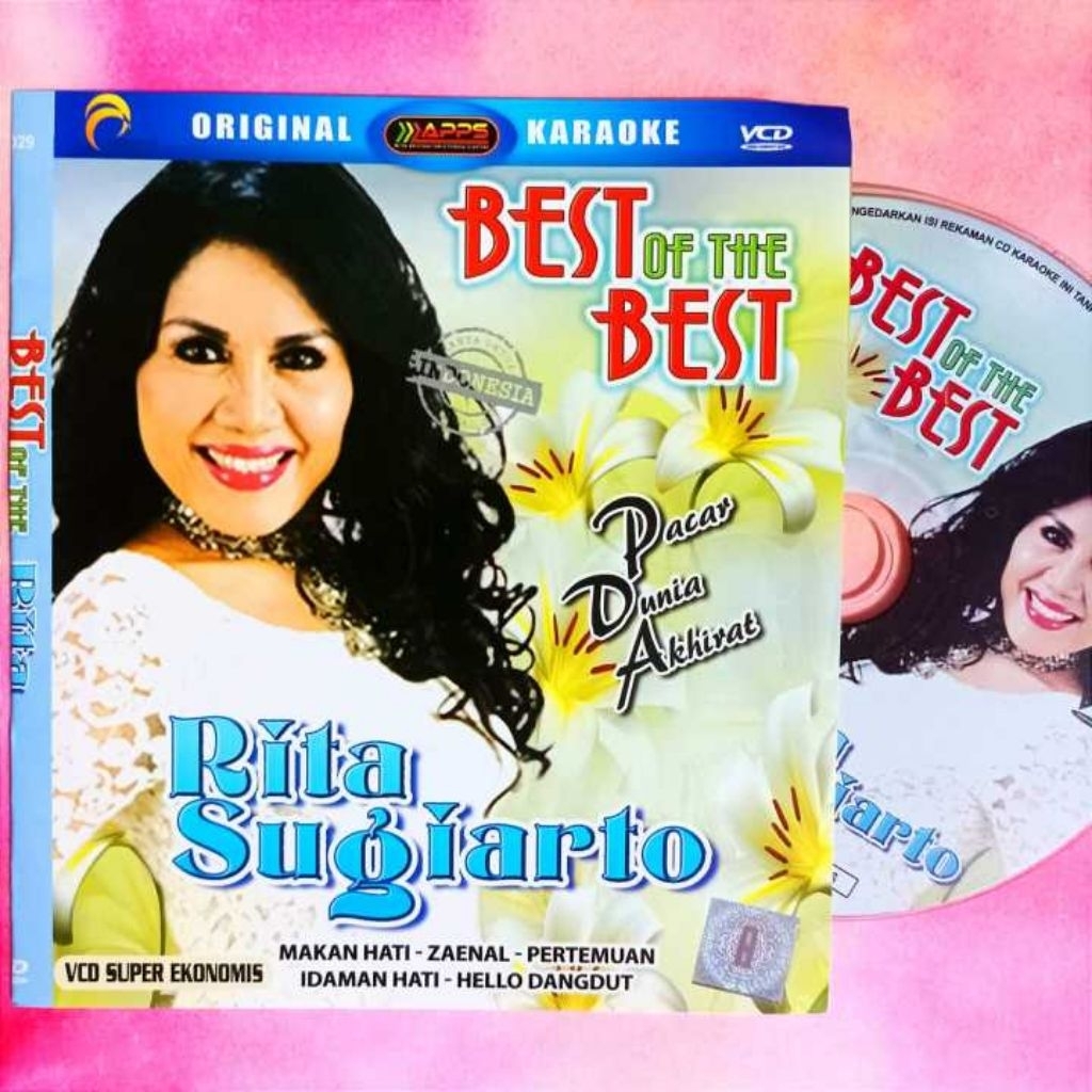 KASET VCD MUSIK LAGU DANGDUT BEST OF THE BEST RITA SUGIARTO - KASET VIDIO MUSIK LAGU DANGDUT LAWAS -