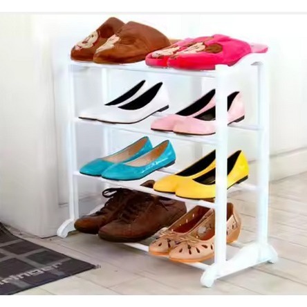 SHOES RACK RAK SEPATU BESI 4 SUSUN / RAK AMAZING 4 SUSUN / RAK SEPATU BONGKAR PASANG 4 TINGKAT