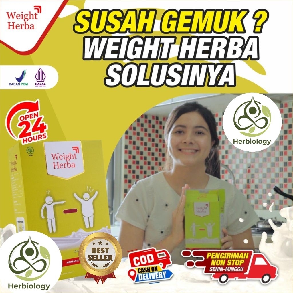 

WEIGHT HERBA Susu Suplemen Penambah Nafsu Makan dan Penggemuk Badan ORIGINAL ||BPOM