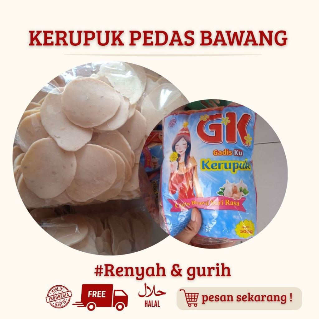 

KERUPUK BAWANG PEDAS || KERUPUK BAWANG PEDAS ENAK DAN RENYAH SIAP GORENG
