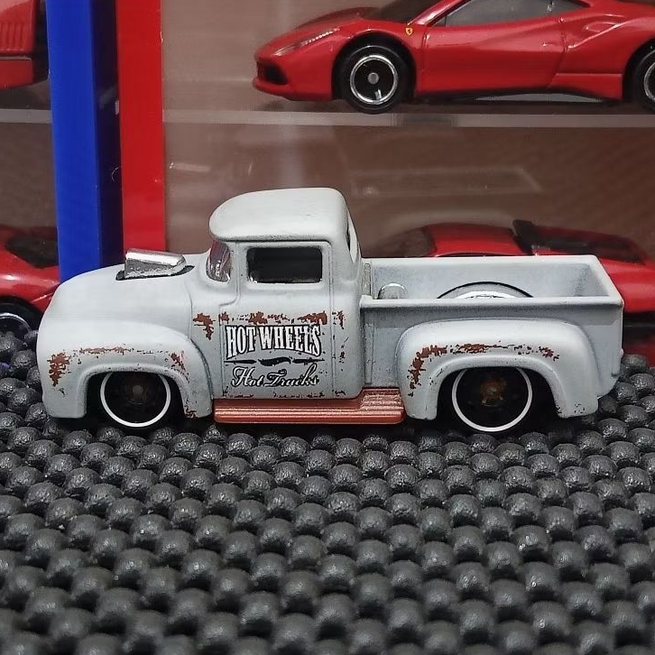 HOTWHEELS LOOSE CUSTOM 56 FORD TRUCK ABU-ABU