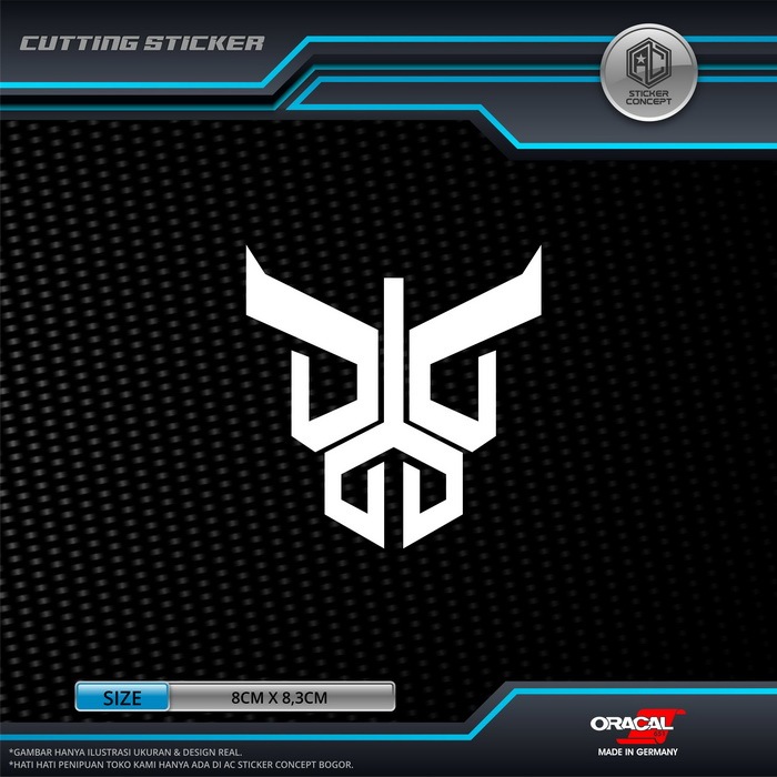 Sticker Cutting Kamen Rider Kuuga Stiker Untuk Kaca Body Mobil Motor Laptop