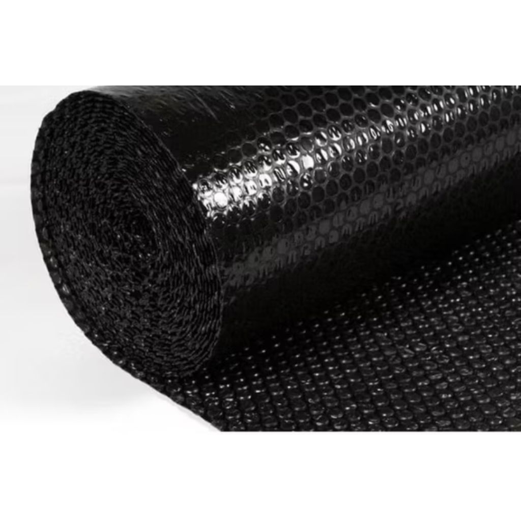 

Bubble Wrap Hitam Bagus dan Tebal 1 Roll, ukuran 1.25 m x 50 m
