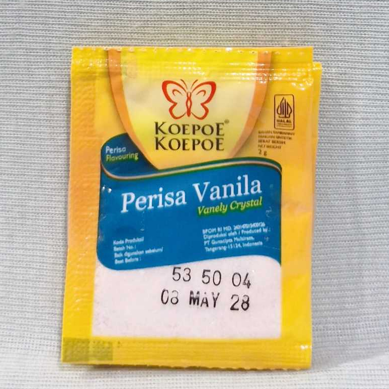 

Perisa Vanila Koepoe Koepoe (5 Sachet x 2 gr)