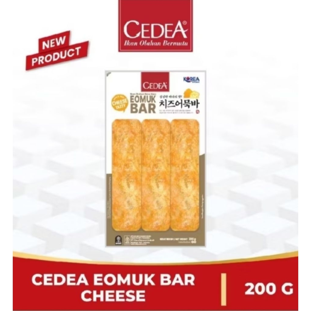 

CEDEA Eomouk Bar Cheese 200gr Fish Cake Korea Halal Gurih Lezat