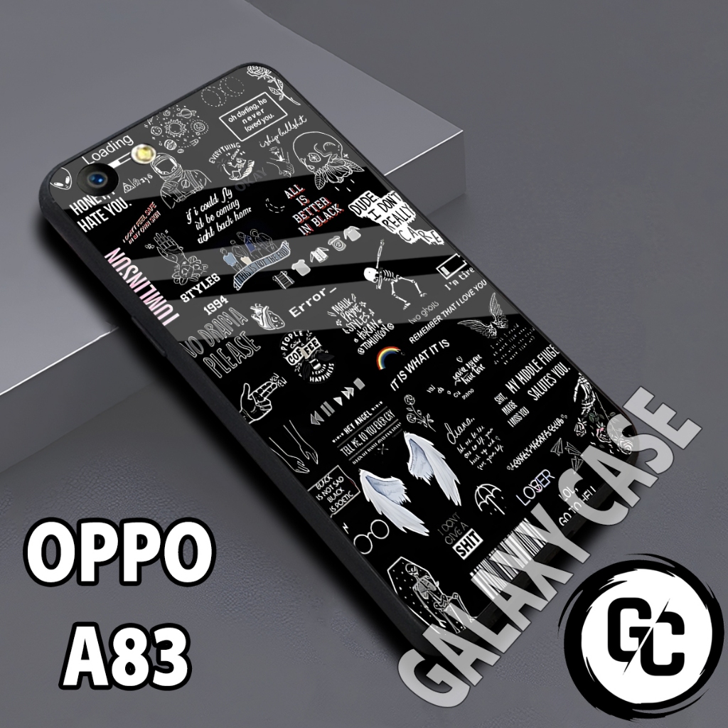 Softcase glossy OPPO A83/Case OPPO A83 Cowok/case OPPO A83 glitter/casing OPPO A83/case hp OPPO A83