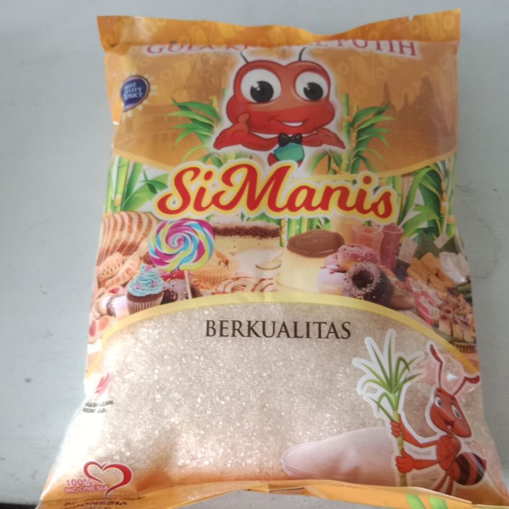 

gula pasir 800g simanis
