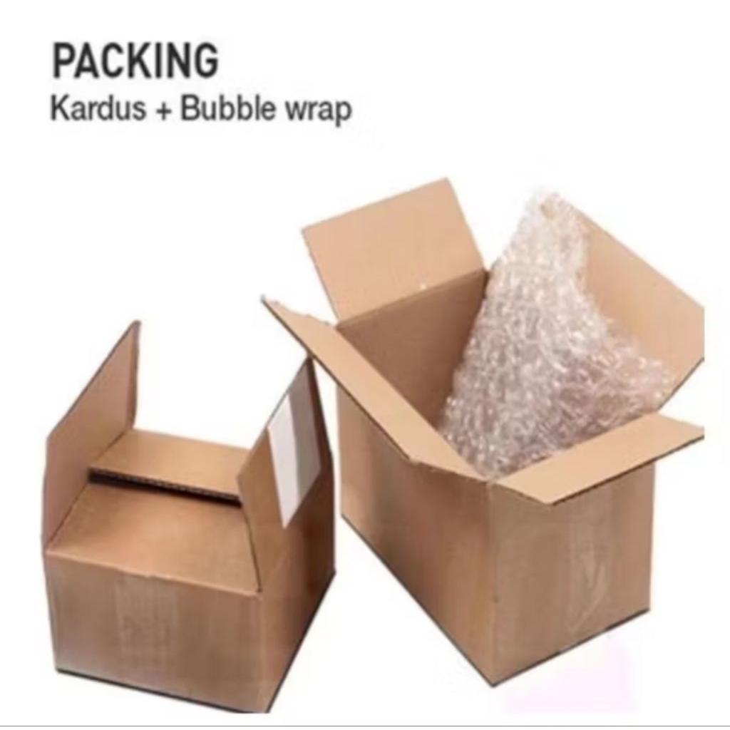 

extra kardus/bubble wrap