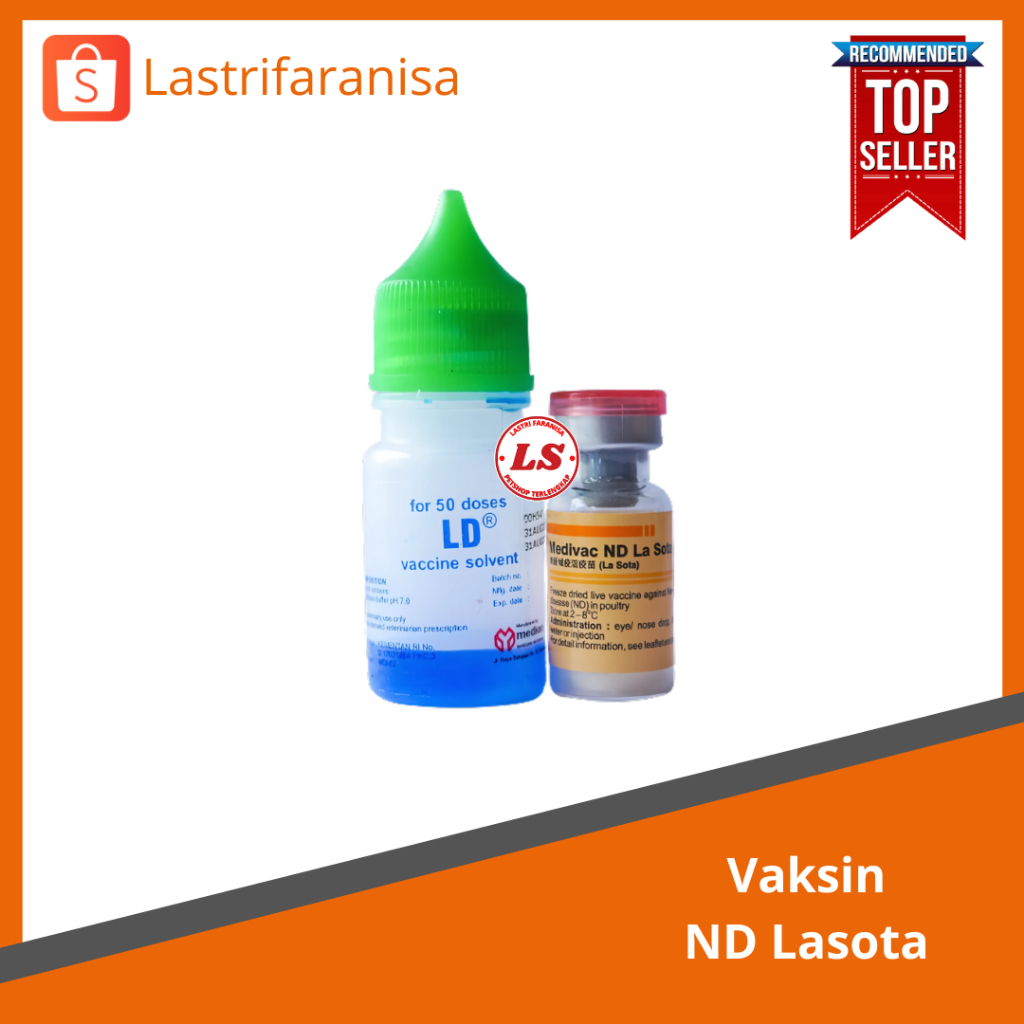 Vaksin ND Lasota Obat Tetelo Vaksin Anakan Ayam Vaksin Tetes