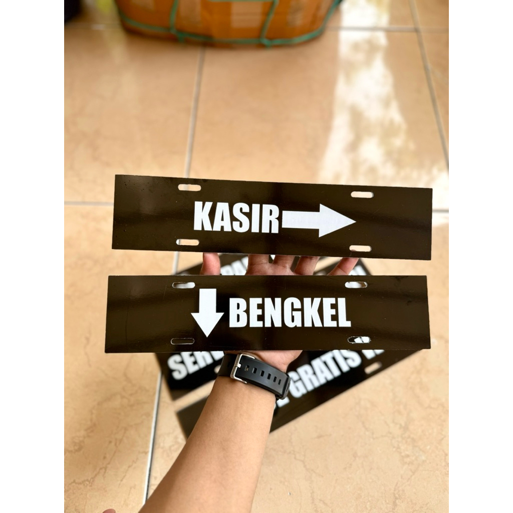 

BISA EDIT / CUSTOM TULISAN AKRILIK GANTUNG UKURAN 7x30cm BAHAN TEBAL BERKUALITAS
