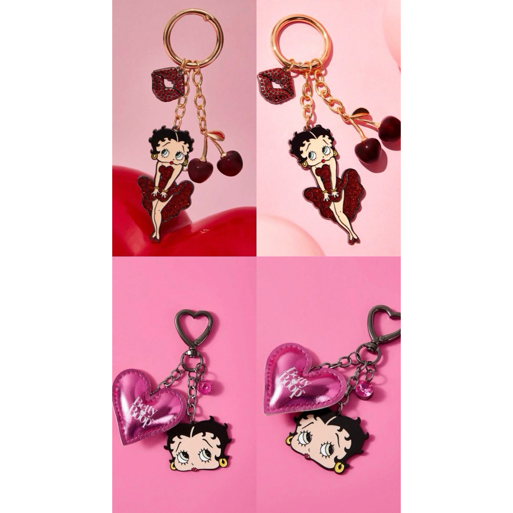 Betty Boop Keychain - Gantungan Kunci Betty Boop - Betty Boop Bag Charm - Betty Boop Accecories Tas