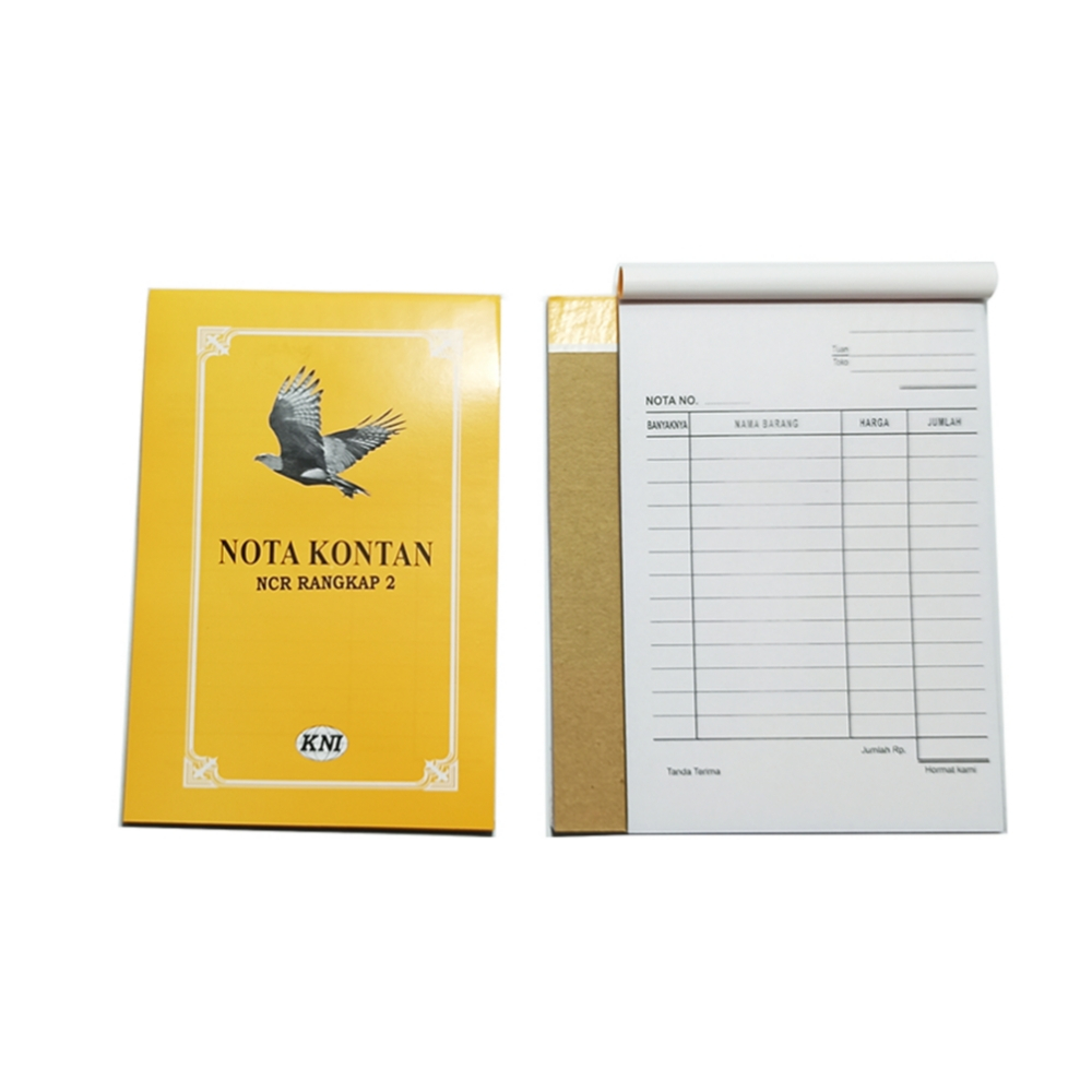 

[PACK] Buku Nota Kontan / Bon Rangkap 2 Kecil - KNI MURAH!