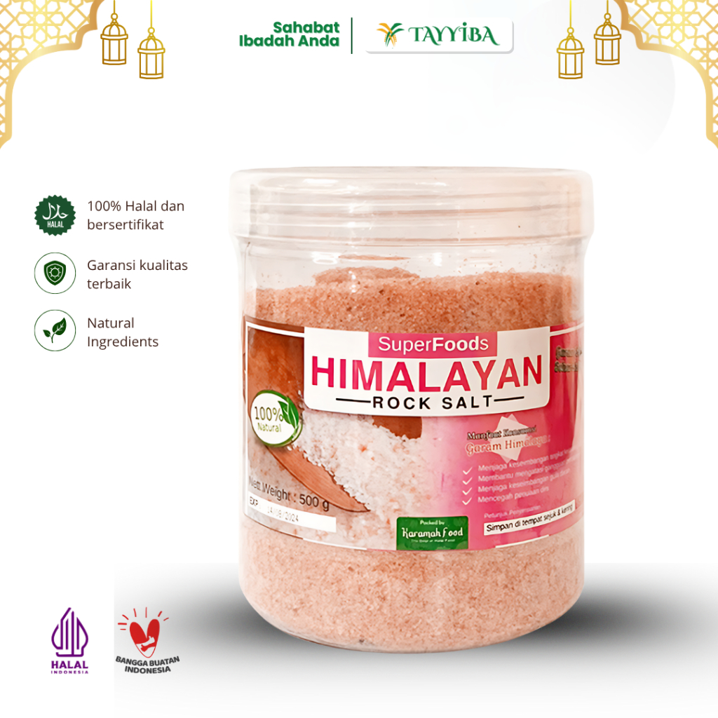 

Garam Himalaya Original Organik – Himalayan Salt 500gr