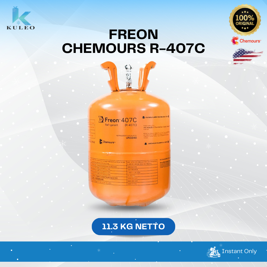 Freon R407 CHEMOURS U.S.A 11,3kg / freon chemours r407 USA