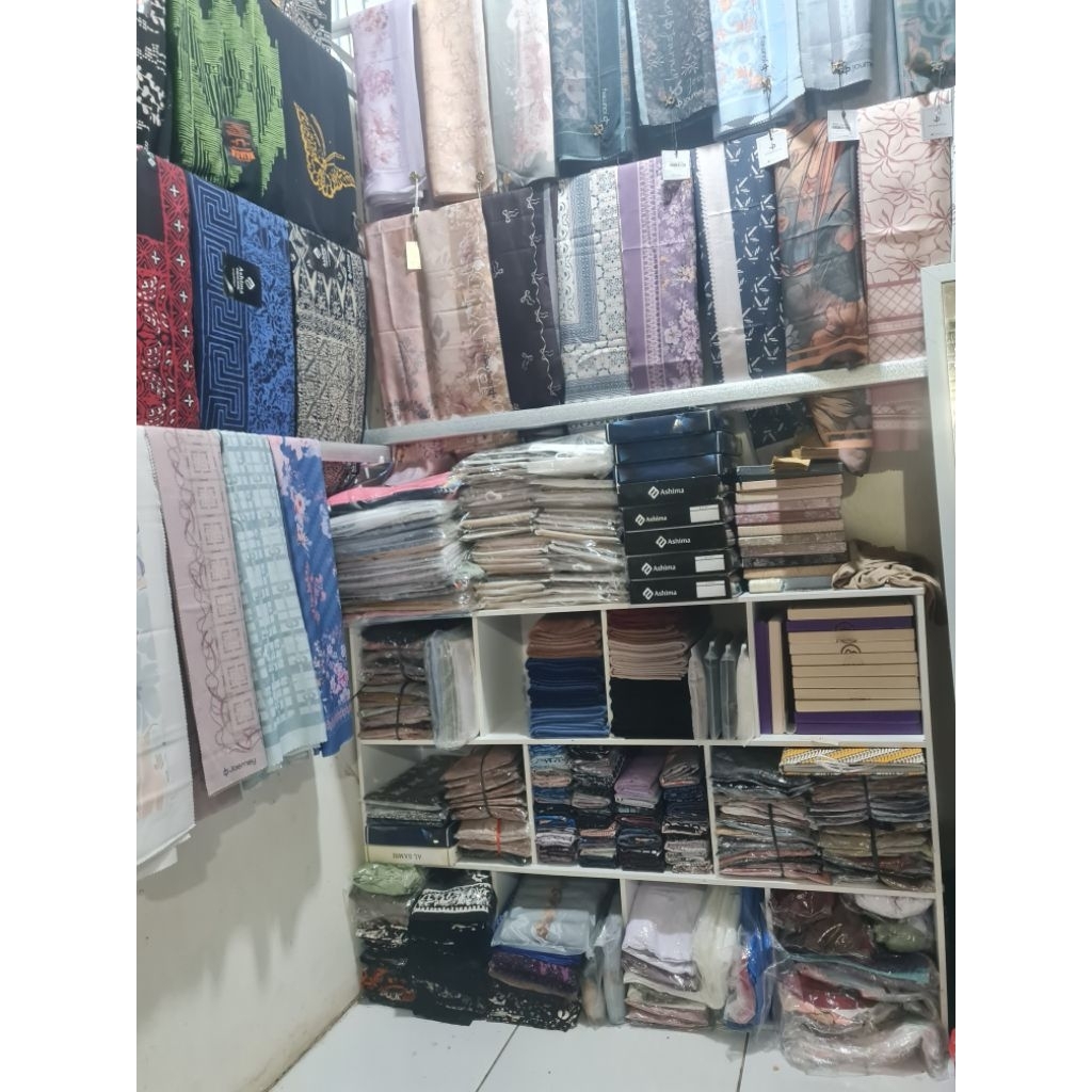 paket usaha grosiran hijab motif bebas pilih