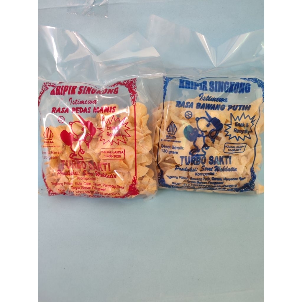 

Keripik Singkong 130GR Khas Manding Sumenep Madura Cemilan/Snack/Makanan Ringan Rasa Bawang/Pedas Manis Enak Murah