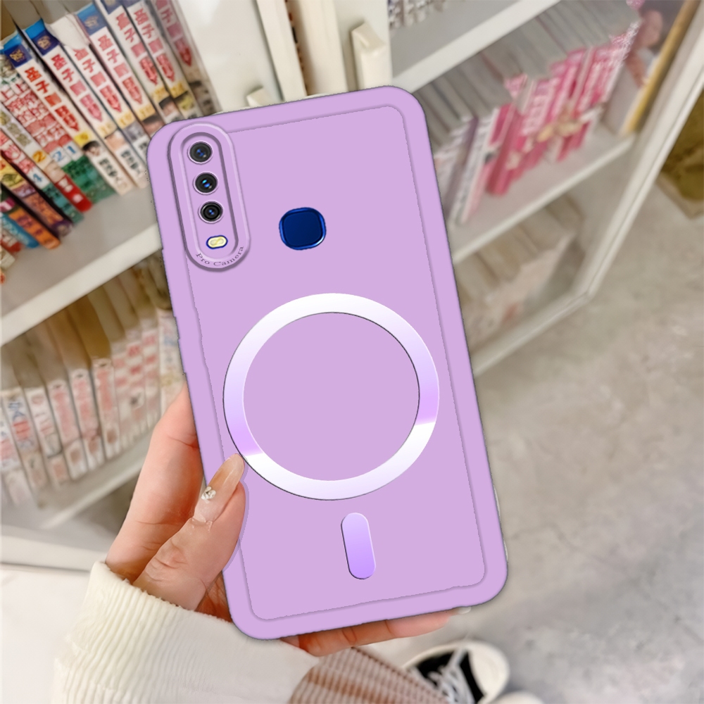 Softcase For Hp ( Vivo Y12 ) Detail Pro Camera - Fashion Model Magsafe - Camera Protection - Model T