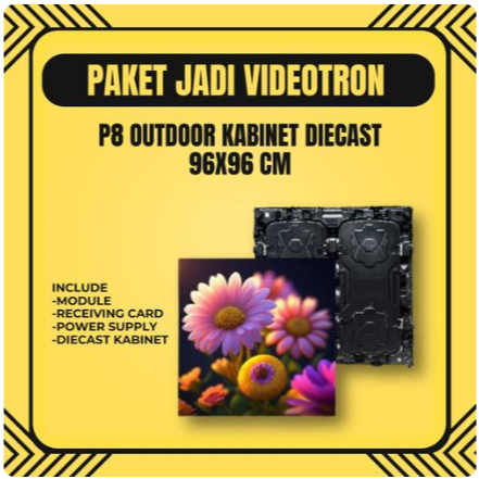 VIDEOTRON/LED DISPLAY P8 OUTDOOR - DIE CAST CABINET/KABINET