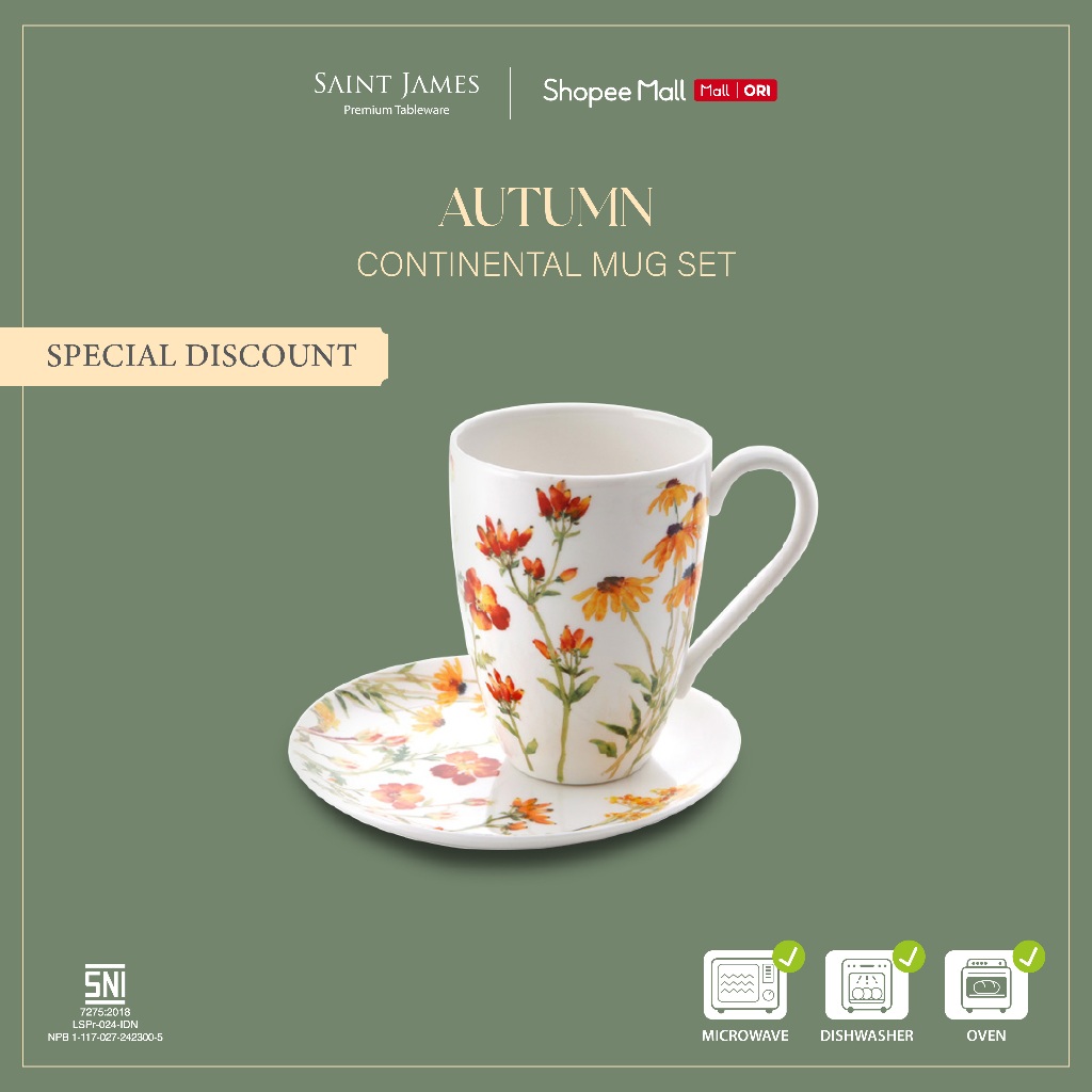 Saint James - Continental Mug Set Autumn